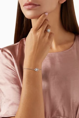Buy Damas Color OneSixEight Diamond Bracelet in 18kt White Gold Online for Women Ounass Oman
