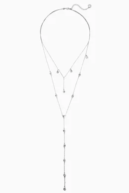 Cz by kenneth jay lane silver lariat store