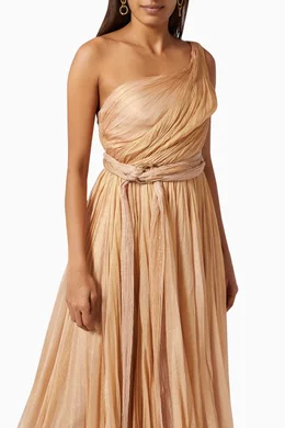Select Dresses Maria Lucia Hohan Gold Dress Buy Maria Lucia Hohan Gold Ora  Gown In Metallic