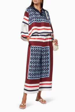 トップス 2015-16aw Valentino Garavani archive Buy Valentino Garavani Blue Valentino Foulard Archive