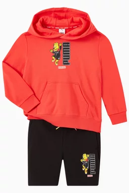 Buy Puma Red x Haribo Graphic Hoodie in Jersey For Boys Online