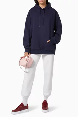 Buy The Mayfair Group Blue Butterfly Effect Hoodie in Cotton For Women Online Ounass Oman