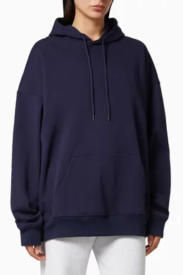 Buy The Mayfair Group Blue Butterfly Effect Hoodie in Cotton For Women Online Ounass Oman