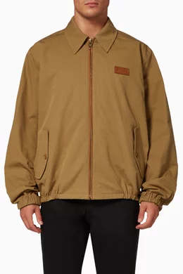 Buy Gucci Neutral Reversible GG Jacket in Cotton Nylon Ripstop Online for Men Ounass Oman