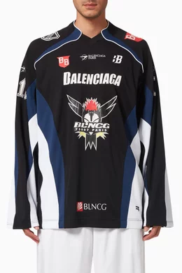 トップス BALENCIAGA Soccer Hockey Game Shirt BALENCIAGA Soccer Hockey Game Shirt