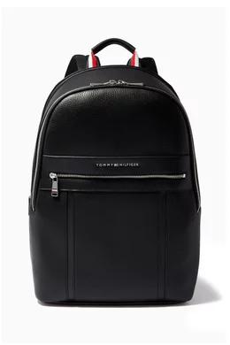Tommy hilfiger faux leather backpack discount