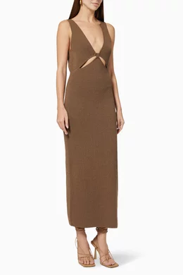 pink knit dresses Solid Dart Detail Knit Dress-Pink | Women's Dresses main image 0