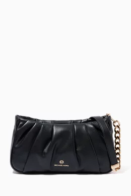 Michael michael kors soft leather convertible clutch sale