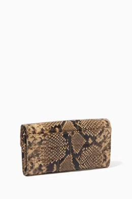 Buy Michael Kors Brown Soho Chain Wallet in Python Embossed Leather For Women Online Ounass Oman