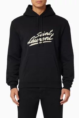 Saint laurent mens hoodie discount