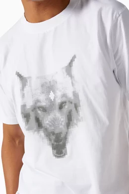 Marcelo burlon t shirt wolf clearance