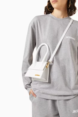 Buy Jacquemus White Le Chiquito Moyen Small Bag in Leather For Women Online Ounass Oman