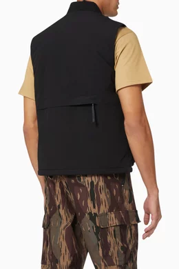 Buy Carhartt WIP Black Kilda Vest in Poplin For Men Online