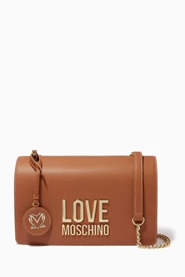 Love moschino metallic bag best sale