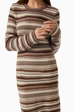 chloe knitted dress Off White Chloe Knit Mini Dress m