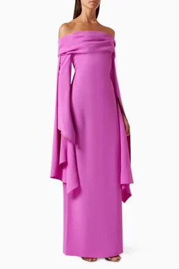 arden maxi dress solace london The Arden Maxi Dress in Plum  Solace London