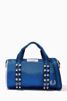 Buy Fred Perry Blue x LOVERBOY Mini Barrel Bag For Men Online Ounass Oman