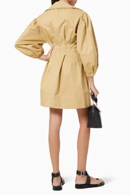 oroton brown dress Oroton Double Breasted Shirt Dress