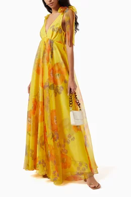 staud dandelion floral organza maxi dress STAUD | Dresses | Nwt Staud Organza Dandelion Lime Wildflower Gown Garden  Party Fairy Princess