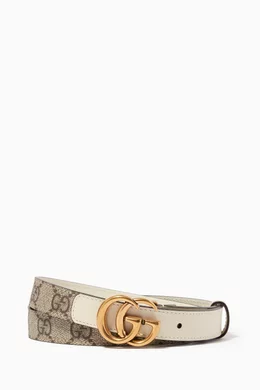 White skinny gucci belt cheap