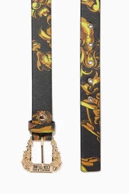 Buy Versace Jeans Couture Black Couture 1 Belt in Regalia  display picture 1
