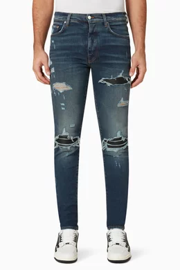 Skinny Jeans Blue Amiri Mx1 Sale AMIRI Mx-1 Distressed Jeans Men