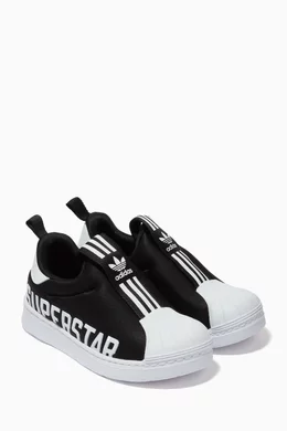 Buy adidas Black Superstar 360 X Sneakers in Mesh For Boys Online Ounass Oman