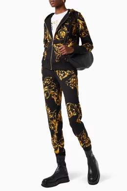ヴェルサーチクラシックVERSACE CLASSIC V2 バロック柄パジャマパンツ 黄黒M | DCブランド古着通販プレイフル