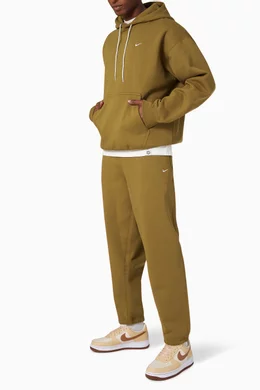 Buy Nike Brown NikeLab Hoodie in Fleece For Men Online Ounass Oman