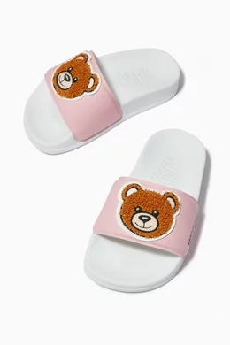Moschino teddy bear sandals hot sale