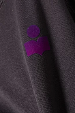 Buy Isabel Marant Etoile Blue Margo Tie-hem Sweatshirt For Women