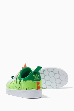 Buy adidas Green Dinosaur Superstar 360 Sneakers For Boys Online | Ounass  Oman