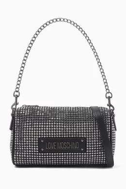 Love moschino embellished crossbody bag clearance