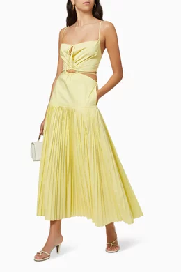 jonathan simkhai rem pleated maxi dress Jonathan Simkhai - Rem Maxi Dress