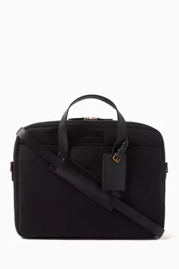Buy Polo Ralph Lauren Black Laptop Bag in Canvas Leather For Men Online Ounass Oman