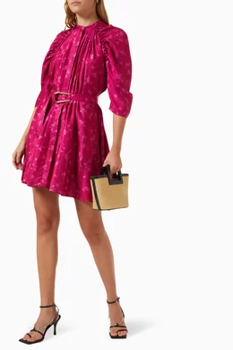 acler ivy pleated dress Buy Acler Pink Ivy Pleated Dress For Women Online