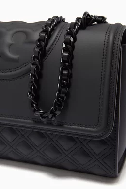 Buy Tory Burch Black Fleming Matte Convertible Shoulder Bag For Women Online Ounass Oman