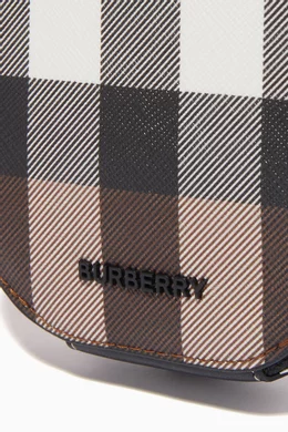 Buy Burberry Brown Check Crossbody Phone Case in Leather For Men Online Ounass Oman