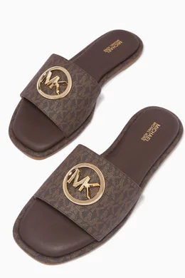 HOT Kors Brown Tan Michael Kors Sandals Buy Michael Kors