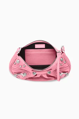 Buy Balenciaga Pink Le Cagole Mini Purse with Chain in Arena Lambskin For Women Online Ounass Oman