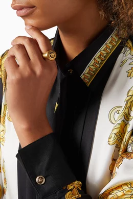 Versace razon enamel ring