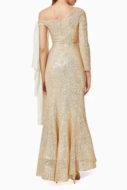 slim fit dress slacks Retro Stage V-Neck Sequined Backless Mermaid Prom Dress