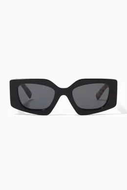 Buy Prada Black Irregular Sunglasses in Acetate For Women Online Ounass Oman