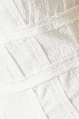 Buy Aje Neutral Tidal Corset Midi Dress in Linen For Women Online | Ounass  Oman