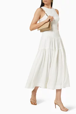 aje tidal corset midi dress Aje Tidal Corset Midi Dress