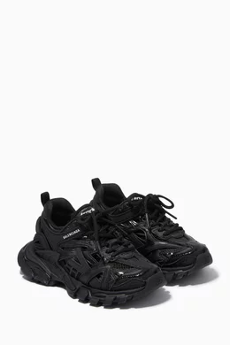 Buy Balenciaga Black Sneakers in Mesh Nylon For Boys