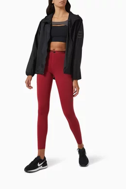 Maroon nike leggings shop
