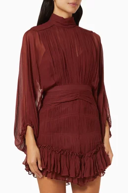 shona joy safira mini dress Shona Joy Safira Sleeveless Ruched Mini Dress