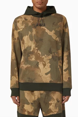 Armani camo hoodie best sale
