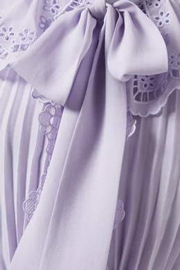 sachin and babi light blue dress Adaline Broderie Midi Dress - Lilac Floral main image 0